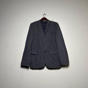 DKNY Jeans Corduroy Sport Coat Jacket Casual Men S Grey Prep Minimal Retro Indie